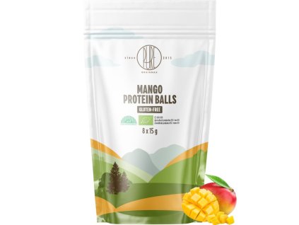 brainmax pure protein balls mango proteinove gulicky mango 8 ks