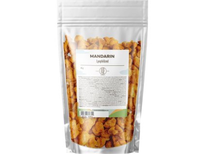 brainax pure lyofilizovane mandarinky 45 g