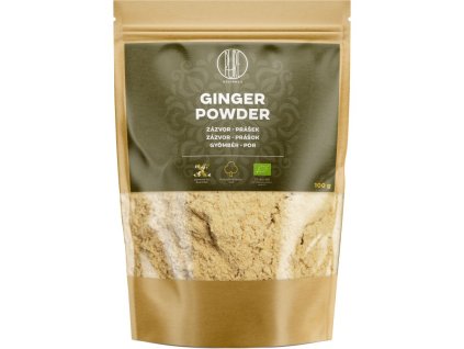 BrainMax Pure Zázvor BIO prášok, 100 g