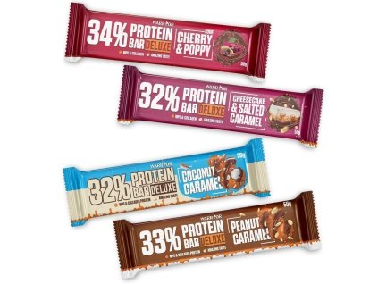 warrior protein bar deluxe proteinove tycinky