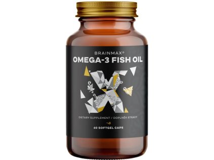 BrainMax Omega 3 Fish Oil, 60 softgel kapsúl