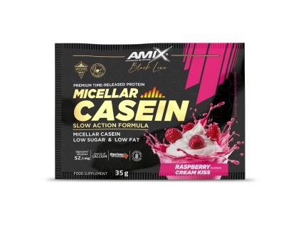 black line micellar casein raspberry cream kiss 35g