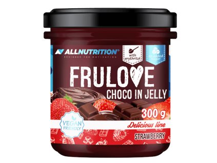 Allnutrition FRULOVE Choco In Jelly Strawberry (Čokoláda jahoda) 300