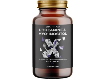 BrainMax L Theanine & Myo Inositol 60 rastlinných kapsúl