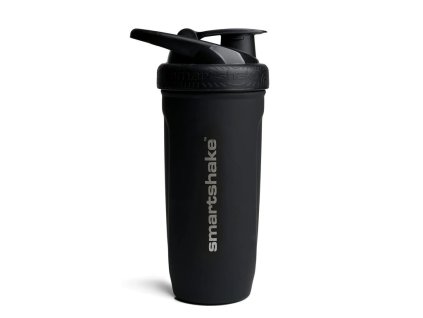 Šejker SmartShake Reforce Stainless Steel, Čierny, 900 ml