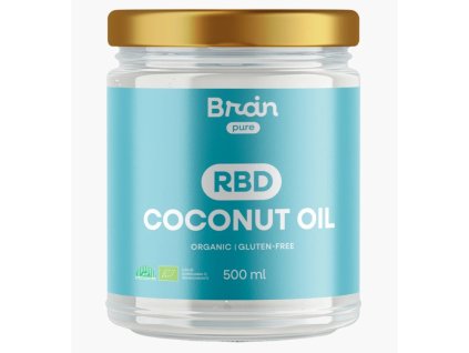 BrainMax Pure RBD kokosový olej, BIO, 500 ml
