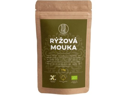BrainMax Pure Ryžová múka, bezlepková BIO 1 kg