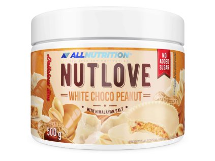 Allnutrition Nutlove White Choco Peanut (Biela čokoláda himalajska soľ) 500 g
