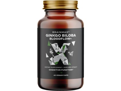 BrainMax Ginkgo Biloba Bloodflow+ 60 rastlinných kapsúl