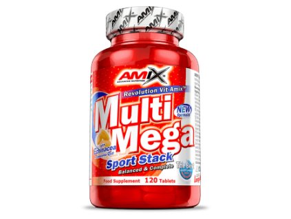 6010 amix nutrition multi mega stack 120 tabliet