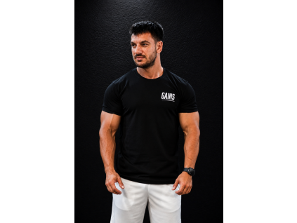 Gains tričko čierna