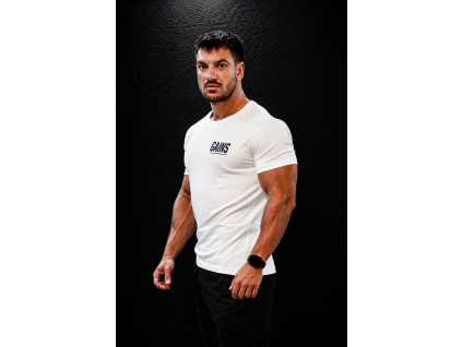Gains tričko biele