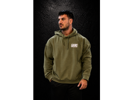 Gains mikina khaki