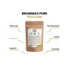 BrainMax Pure Psyllium, rozpustná vláknina, 250g, BIO