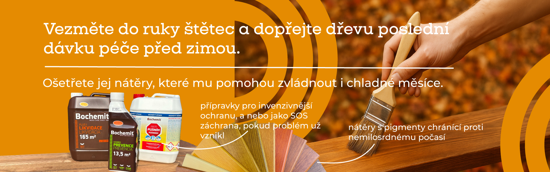 Nátěry na dřevo podzim 2025 PC