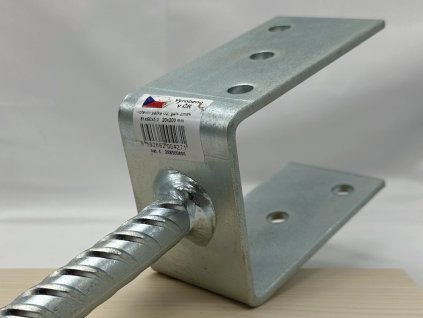 2020 11 25 19 08 59 Kotevní patka U široká galvanický zinek, 61x60x4,0 16x250 HPM TEC, s.r.o.