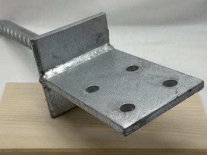 Kot. patka T, 90x90 20 mm, žárový zinek