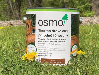 OSMO Thermo dřevo olej přirodně tonovaný