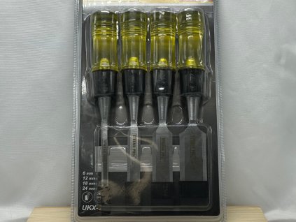 Sada dlátek dlát 4 dílna 6 12 18 24mm