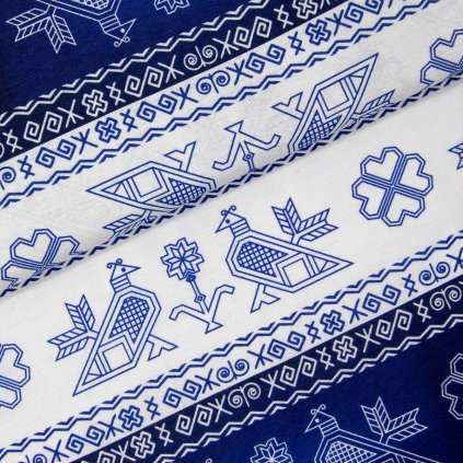 Dekoračná látka s tradičným vzorom