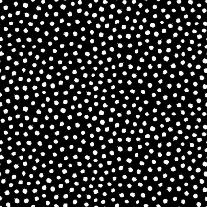 Úplet Organic dots black