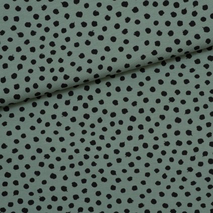 Úplet Organic dots green