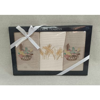 Vafľové utierky žitko - set 3 ks