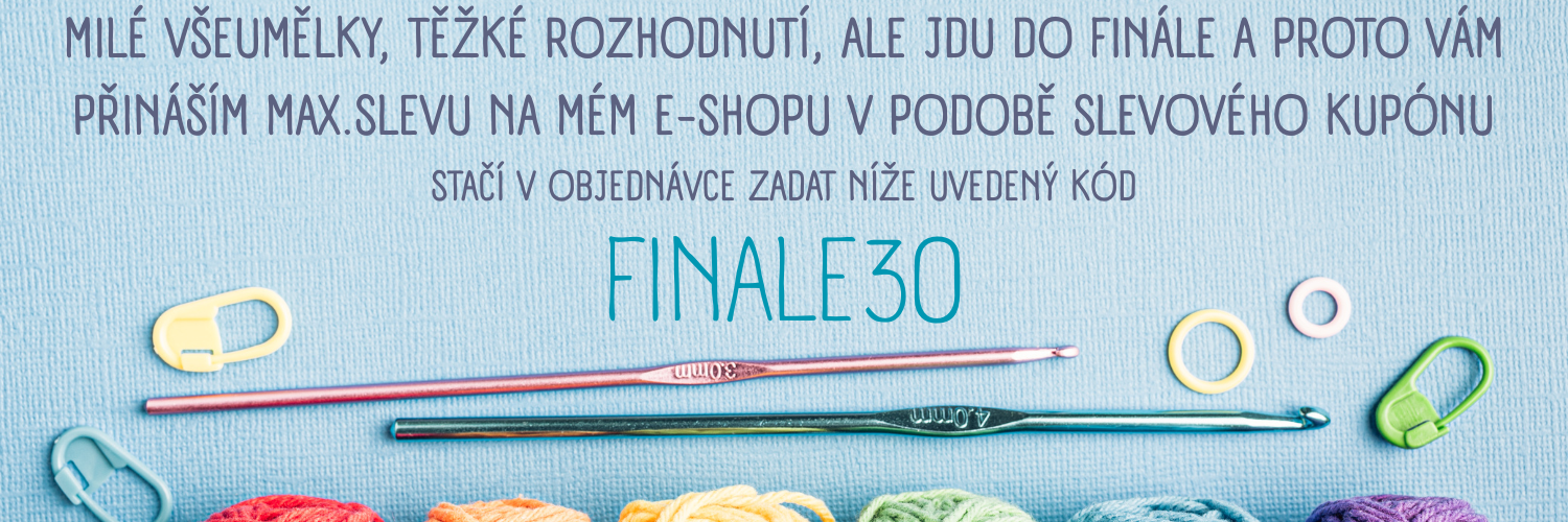 KONČÍME - POMŮŽEŠ MI VYPRÁZDNIT SKLAD? STAČÍ ZADAT KÓD FINALE30