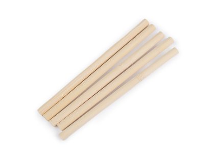 320 Dřevěné tyčky macramé 15 cm přírodní sv.
