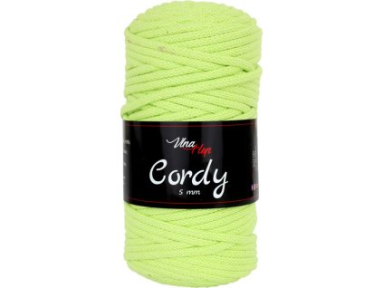 Cordy 5mm 8145 zelenožlutá