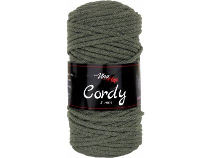 Cordy 5mm 8164 šedozelená
