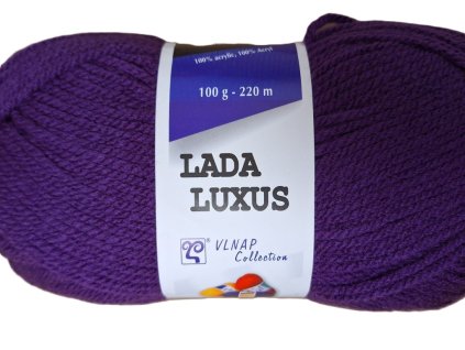 Příze Lada Luxus 53155 fialová