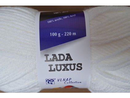 Příze Lada Luxus 57076 bílá