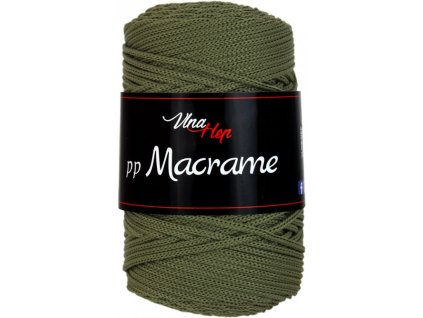 pp Macrame 4164 tmavě zelená (vojenská)