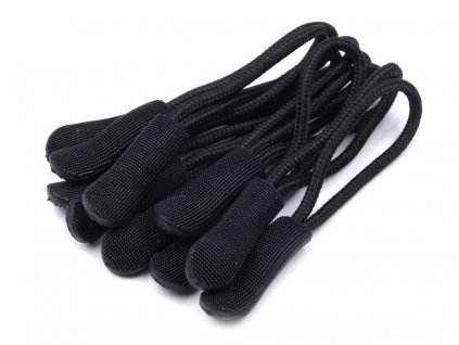 Poutko / taháček na zip - černá