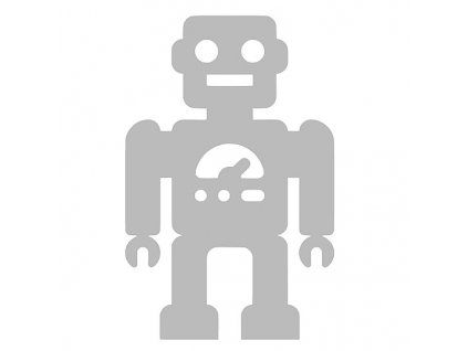 Reflexní nažehlovací potisk - robot