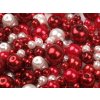 Voskované perly 4-12mm různobarevný mix 50 g