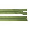 Zip spirálový dělitelný 5 mm / 45 cm - zelená olivová