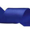 Saténová pruženka šíře 50 mm - modrá safírová