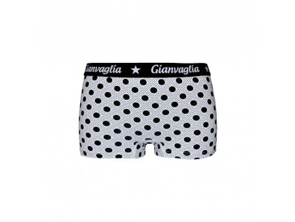Dámské boxerky s puntíky (Barva bílá, Velikost XL/XXL)