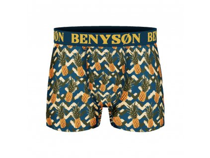 Pánské boxerky Zvířátka a Ovoce Benyson 7121 (Barva modrá ananas, Velikost XL/XXL)