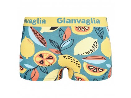 Dámské boxerky Dobroty 8805 Gianvaglia (Barva citrony žluto-azurová, Velikost XL/XXL)