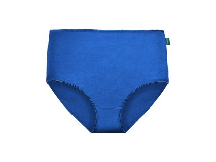 Dámské bambusové vyšší klasické kalhotky Gaubert 905 (Barva modrá, Velikost S/M)