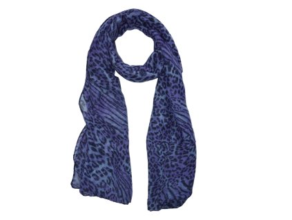 894 Hollandfine woman womens scarf 894 tygr modra