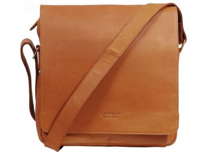 Leonardo Verrelli luxusní kožená taška z pravé kůže přes rameno