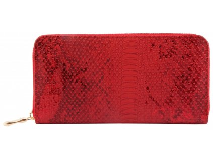 Dámská peněženka Charm z imitace kůže červená bordó