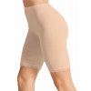 Dámské dlouhé bavlněné boxerky s krajkou 701-3K (Barva tělová, Velikost XL/XXL)