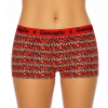 Dámské boxerky Leopard (Barva červená, Velikost S/M)