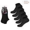 5-PACK Bavlněných kotníkových ponožek SK-501-BLACK (Barva černá, Velikost 35-40)