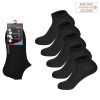 5-PACK Bavlněných kotníkových ponožek SK-501-BLACK